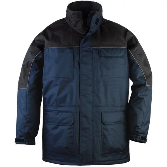 Coverguard Ripstop télikabát polár béléssel, kék-fekete, XL
