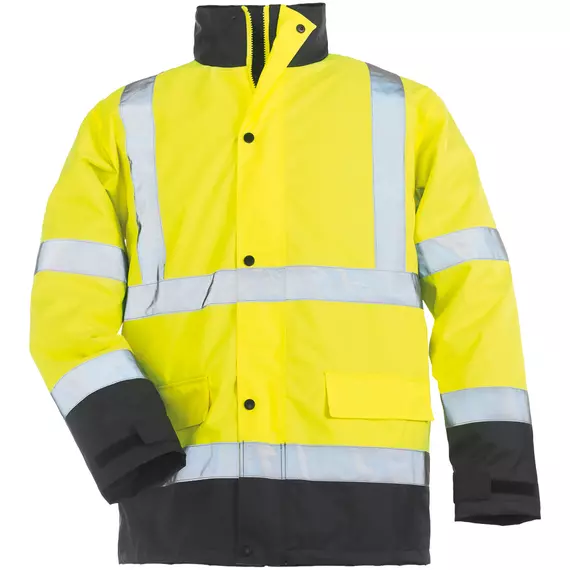 Coverguard Roadway Fluo télikabát, vízhatlan, sárga-kék, 5XL