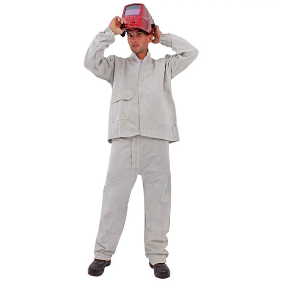 Coverguard Hegesztő bőrnadrág, láng- és ívhegesztéshez, fehér, 2XL