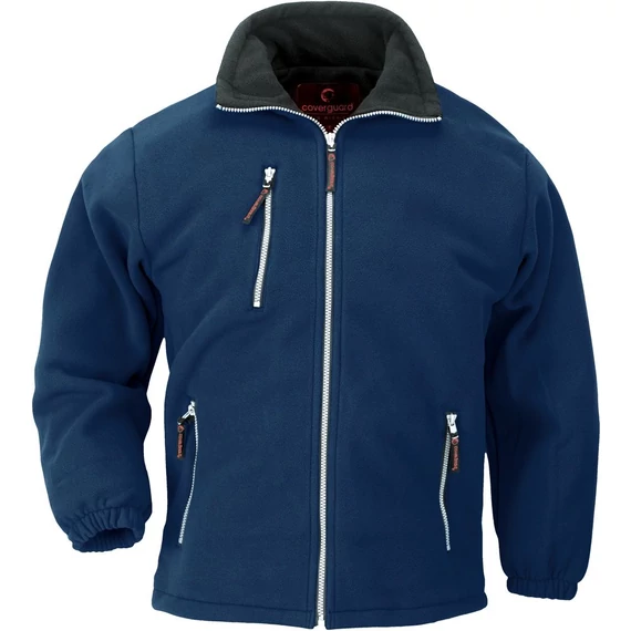 Coverguard Angara cipzáros pulóver, dupla mikropolár, kék, 3XL