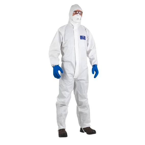 Coverguard Coverpro 5M20 overál, antisztatikus, vegyszerálló, fehér, XL