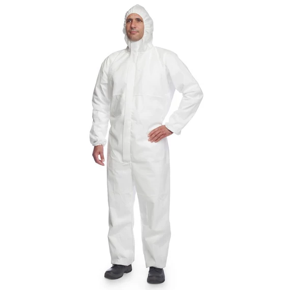 Dupont Proshield védőoverál, antisztatikus, jól szellőző, fehér, M