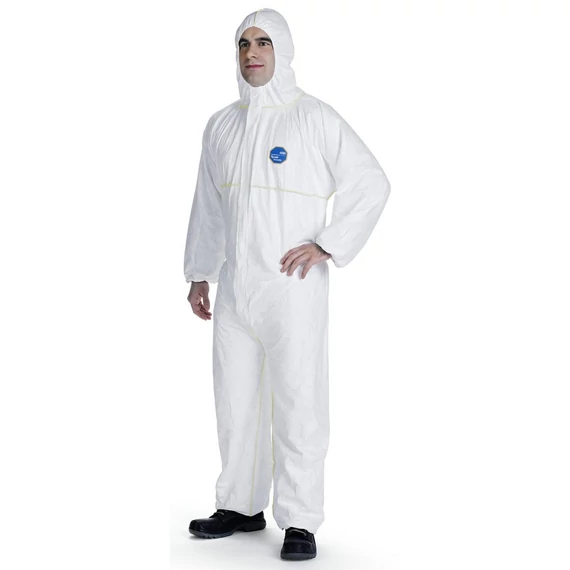 Dupont Tyvek Easysafe védőoverál, antisztatikus, szellőző, fehér, M