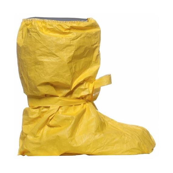 Dupont Tychem cipővédő, magasszárú, csúszásbiztos, sárga