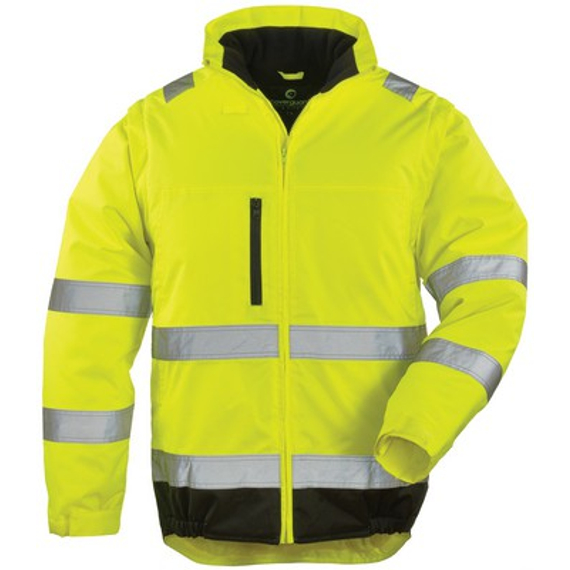 Coverguard Hi-way Xtra jól láthatósági kabát, 2 az 1-ben, sárga-fekete, XL