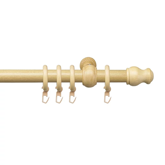 gardinia stil lugáno classic fakarnis 250 cm natúr