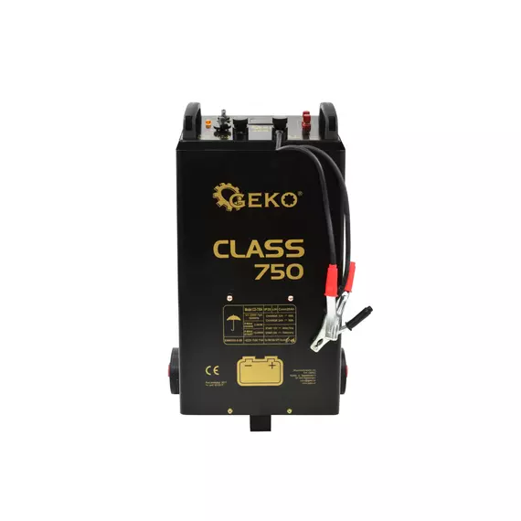 Geko Class 750 LCD akkutöltő és bikázó, 12V/24V, 1550Ah