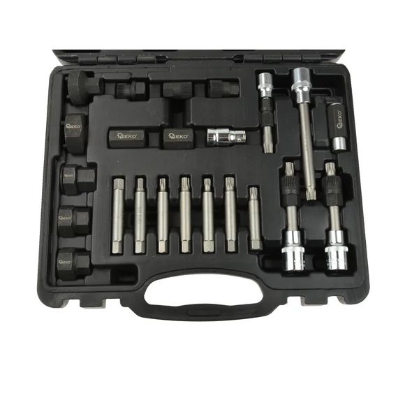 Geko generátor szerelő készlet, 1/2&quot;, 22db-os