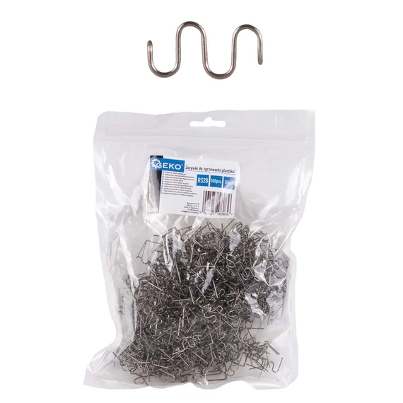 Geko kapocskészlet műanyag hegesztőpisztolyhoz, RS28 500db