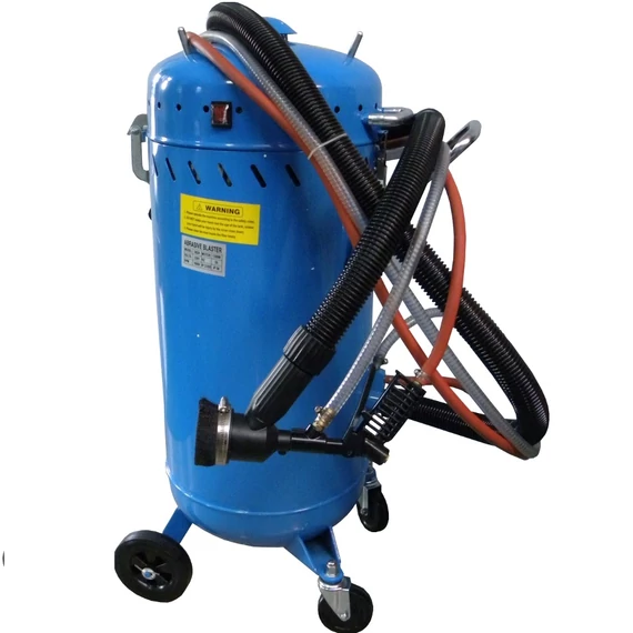 Geko homokfúvó gép, porelszívós, 8bar, 105l, 1.2kW