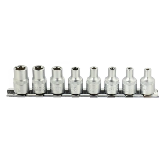 Geko Torx dugókulcs készlet 4-14mm, 3/8", CRV, 8 részes