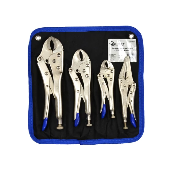 Geko patentfogó, gripfogó készlet, 125mm-250mm, 4 részes 