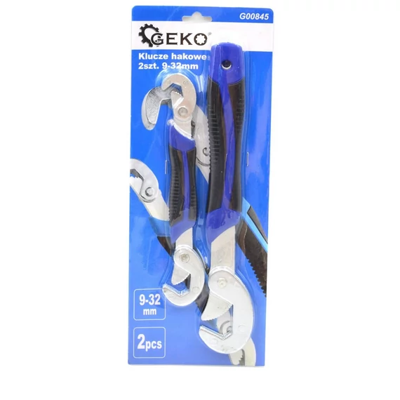 Geko kampós kulcs készlet, 9-32mm, 2 darabos