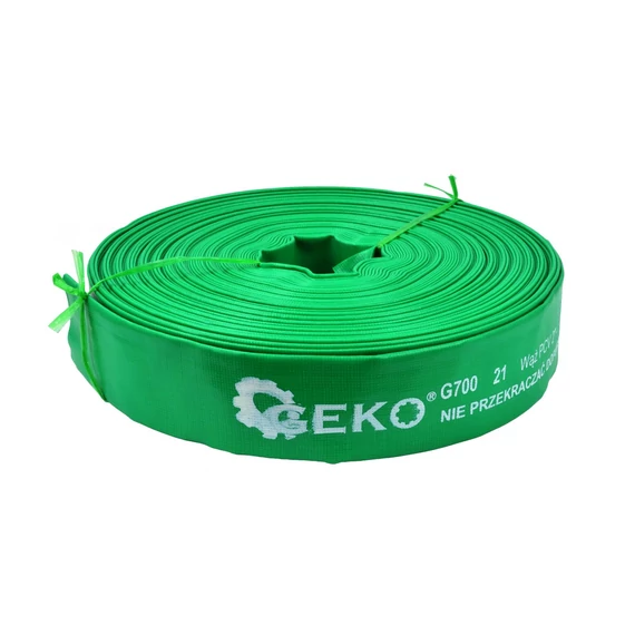 Geko PVC locsolótömlő, zöld, 2&quot;, 100m, 2bar