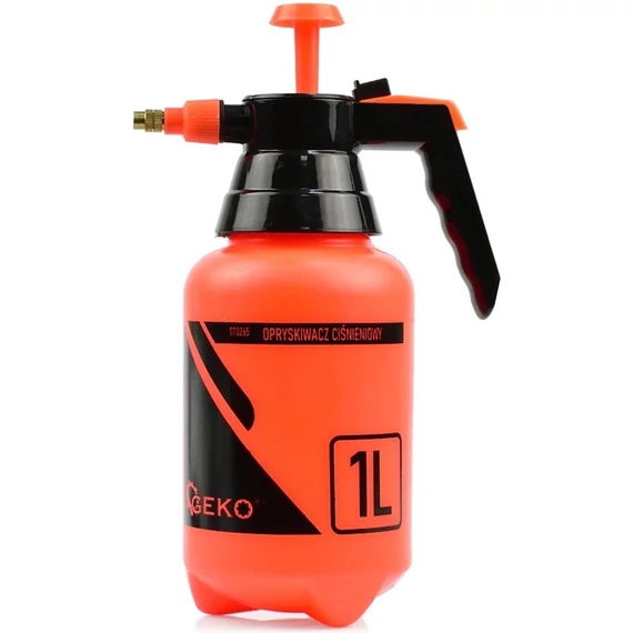 Geko kézi nyomópermetező, 1L, piros