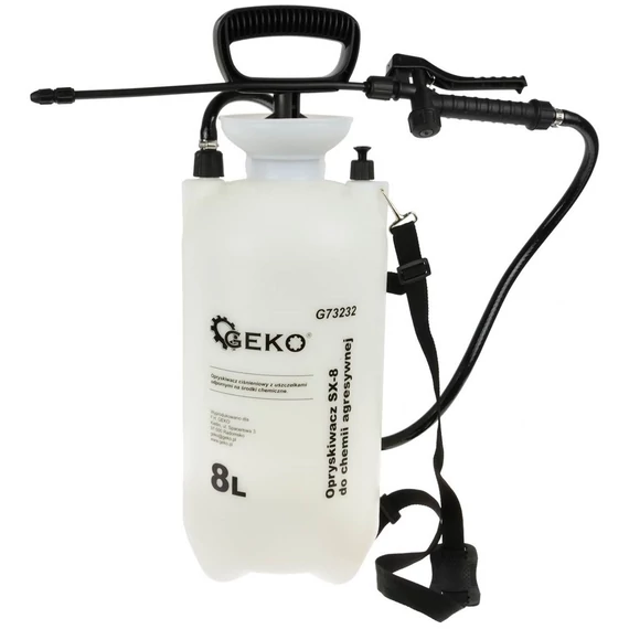 Geko kézi nyomópermetező, 8L
