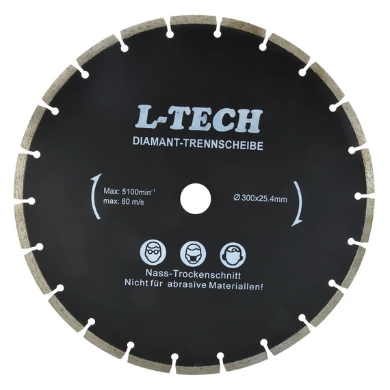 Geko L-Tech gyémánt vágótárcsa, 300mm