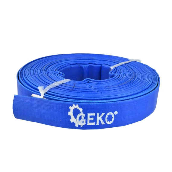 Geko PVC lapos tömlő, 1", 20m, 2bar