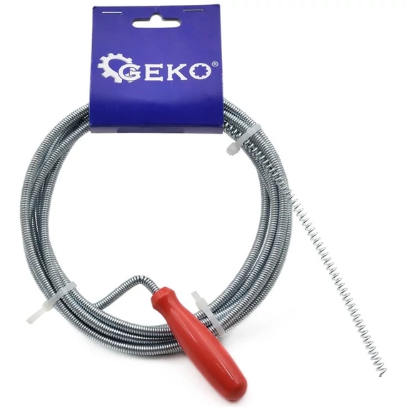 Geko csőtisztító spirál, 6mm, 3m