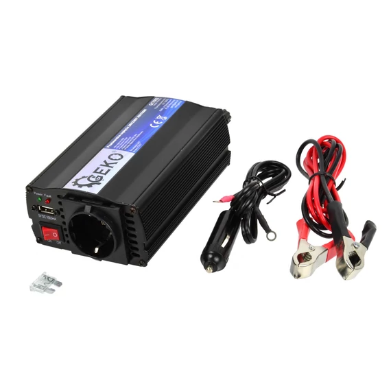 Geko autós inverter, 23V-230V, 350W