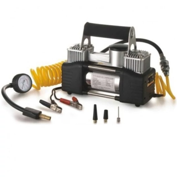 Autós kompresszor 12V-os kéthengeres