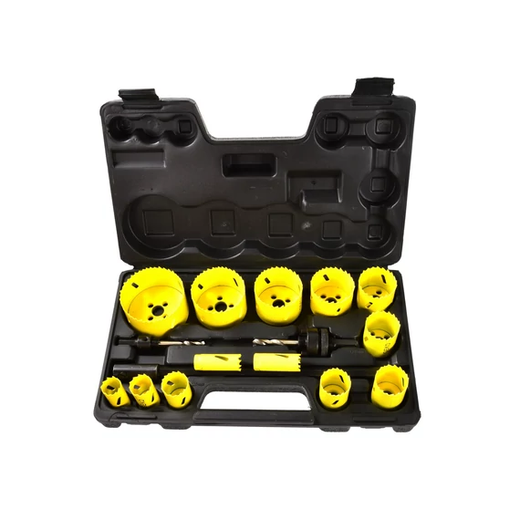 Geko bi-metál lyukfúró készlet, 19-76mm, 17 részes