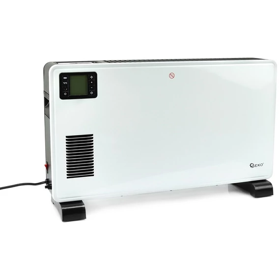 Geko DL07D elektromos fűtőtest távirányítóval, LCD kijelző, 2.3kW