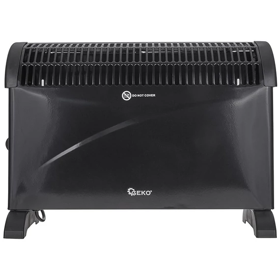 Geko SMDL01A elektromos konvektoros fűtőtest, 3 fokozat, 2kW, fekete