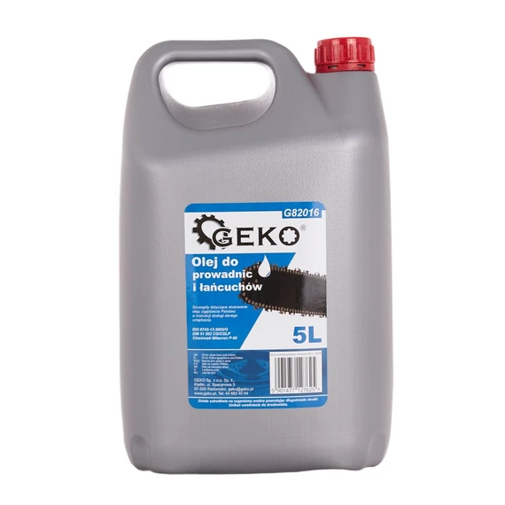 Geko olaj, vezetők és láncok kenéséhez 5l