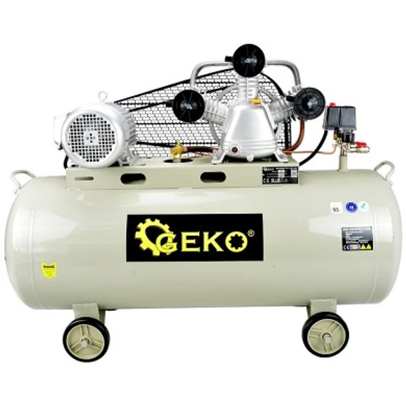 Geko Háromdugattyús olajkompresszor 200L, 10bar, 3kW
