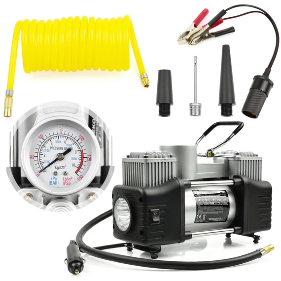 Geko légkompresszor, 12-13.5V, 250W