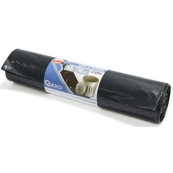 Geko szemetes zsák, extra erős, 60L, 10db