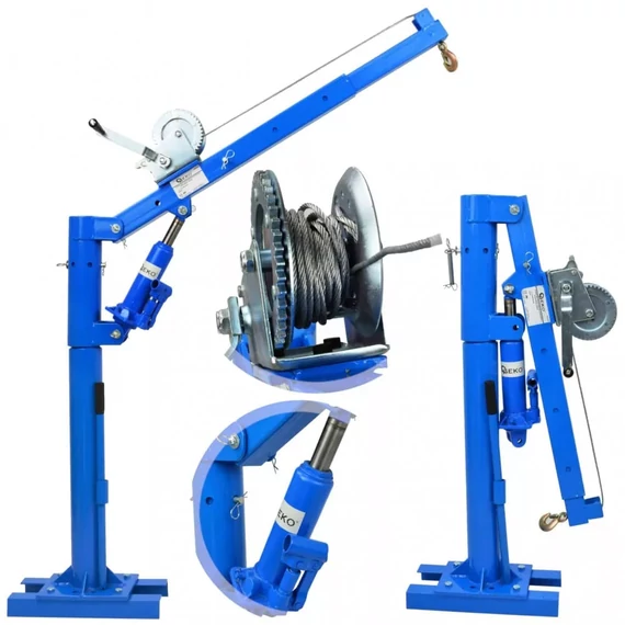 Geko HDS motorkiemelő zsiráf csörlővel, 450kg