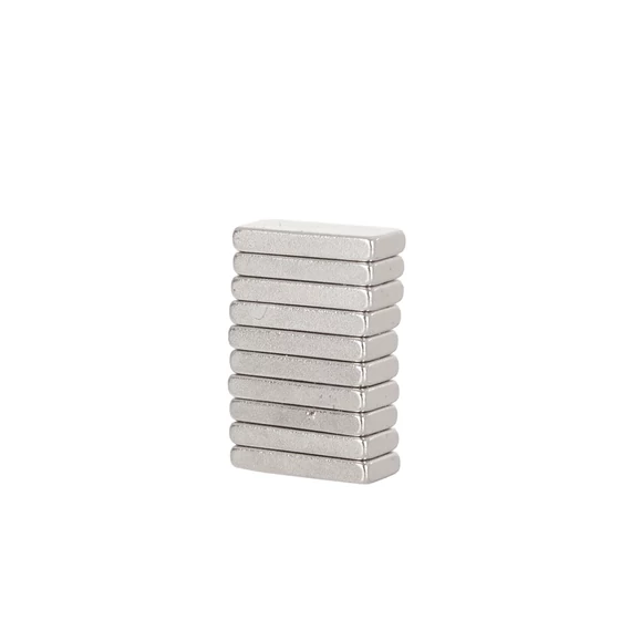 Geko neodímium mágnesek, téglalap, 10x4x1.5mm