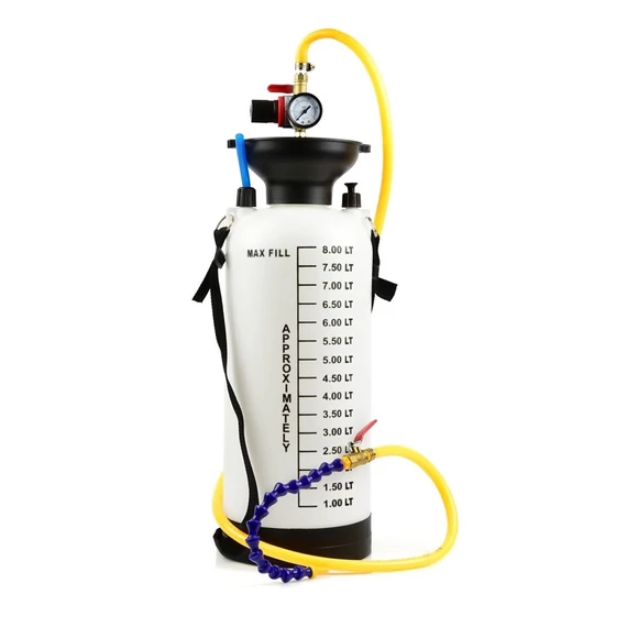 Geko pneumatikus olajadagoló, 1.5kPa, 8L