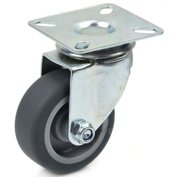 Geko forgóvillás műszerkocsi kerék, TPR, 50mm, 40kg