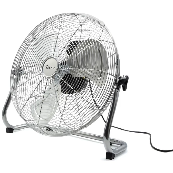 Geko padlóventilátor, dönthető, 3 sebesség, 135W, 50cm