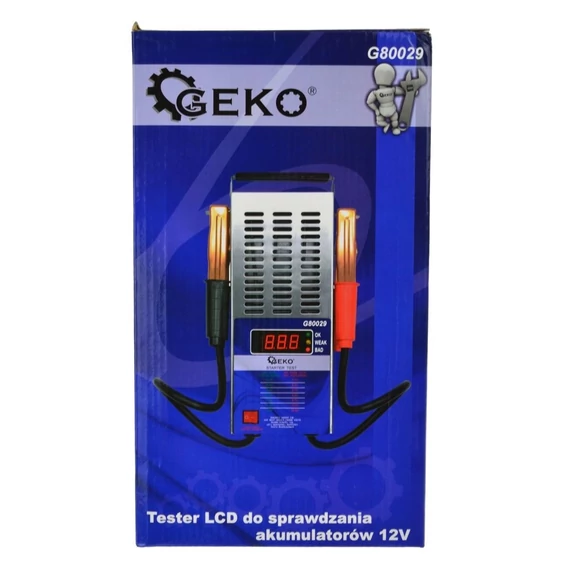 Geko digitális akku teszter, 12V