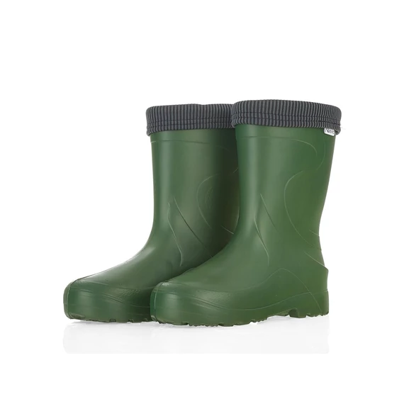 Geko Wellington férfi EVA gumicsizma, filc béléssel, olívazöld, 41-es méret