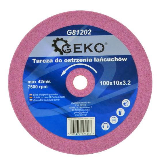 Geko köszörűkorong 100x10x3.2mm
