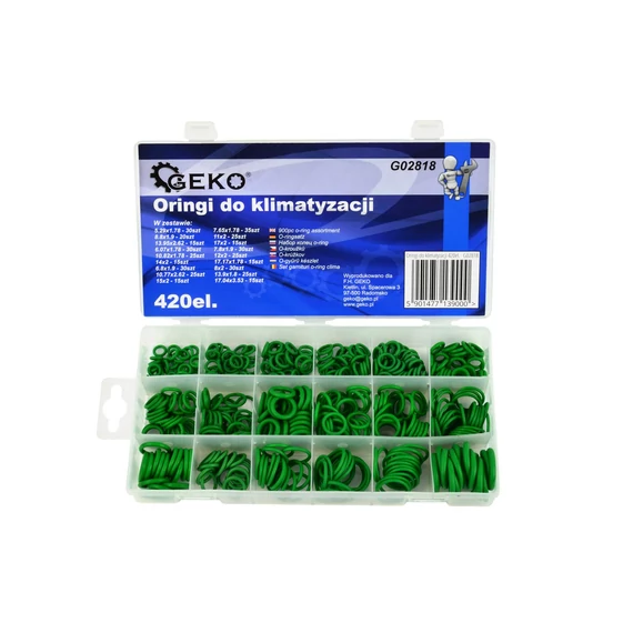 Geko O-gyűrűk a légkondicionálóhoz 420db-os