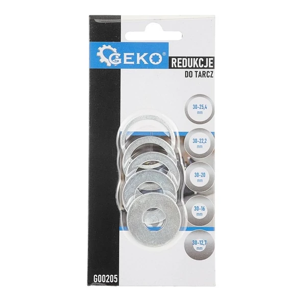 Geko szűkítőgyűrű készlet körfűrészhez, 5db