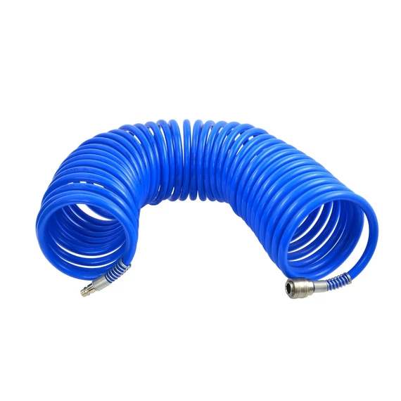 GEKO kompresszor spiráltömlő gyorscsatlakozóval PE 12x8mm 20m