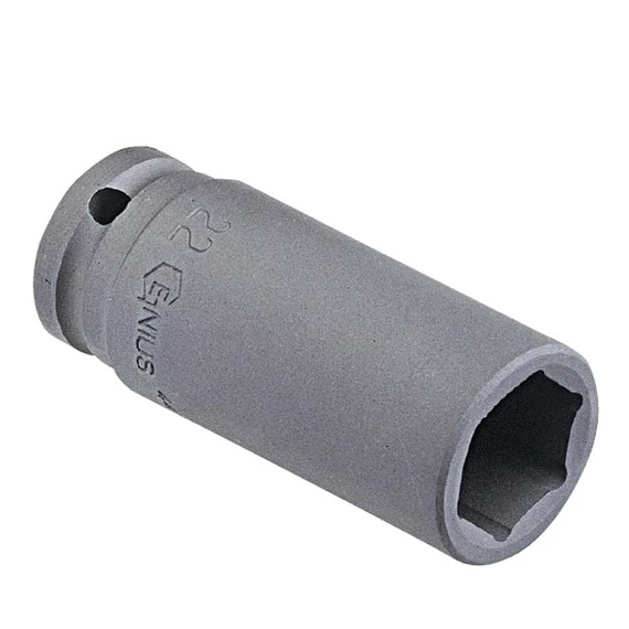 Genius Tools hosszú légkulcsfej 1-1/8"-os, 6-lapos, colos 1/2"