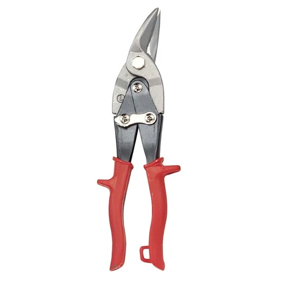 Genius Tools egyenes lemezvágó olló, bal+egyenes vágásirányú