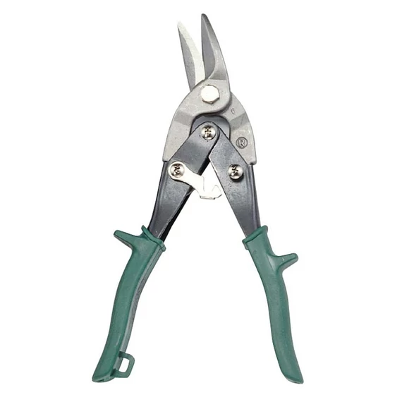 Genius Tools egyenes lemezvágó olló, jobb+egyenes vágásirányú