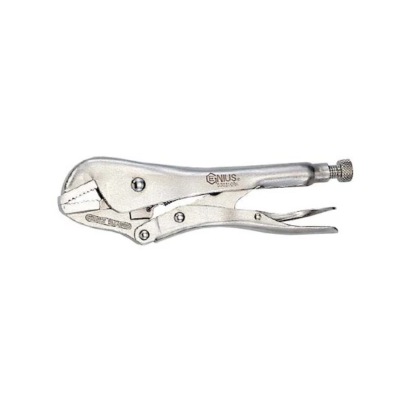 Genius Tools patentfogó (gripp, blitzfogó), egyenes pofájú, 10&quot;