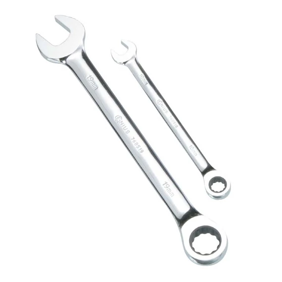 Genius Tools racsnis csillag-villás kulcs, 27-es