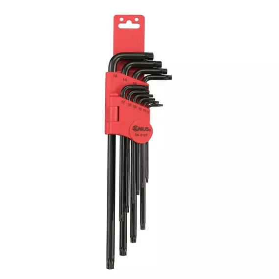 Genius Tools T-torx kulcs készlet L-alakú 10 db-os