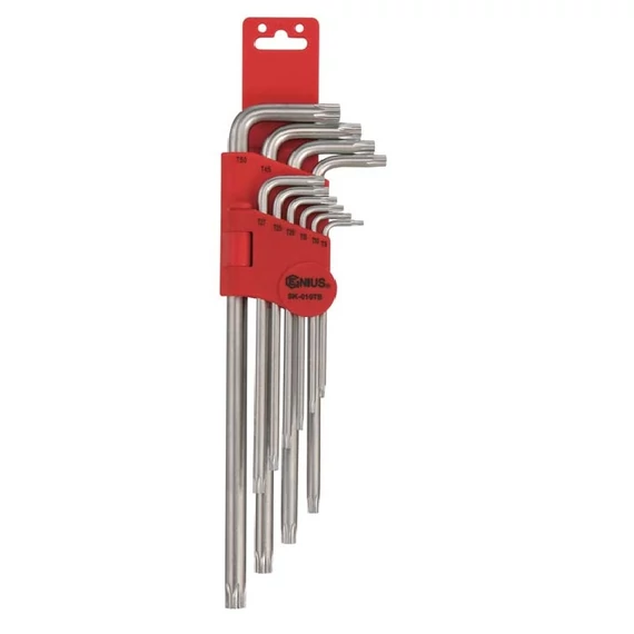 Genius Tools T-torx kulcs készlet L-alakú 10 db-os